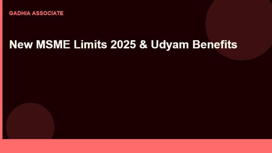 Your Business May Now Count as an MSME: What the New April 2025 Limits Mean for You